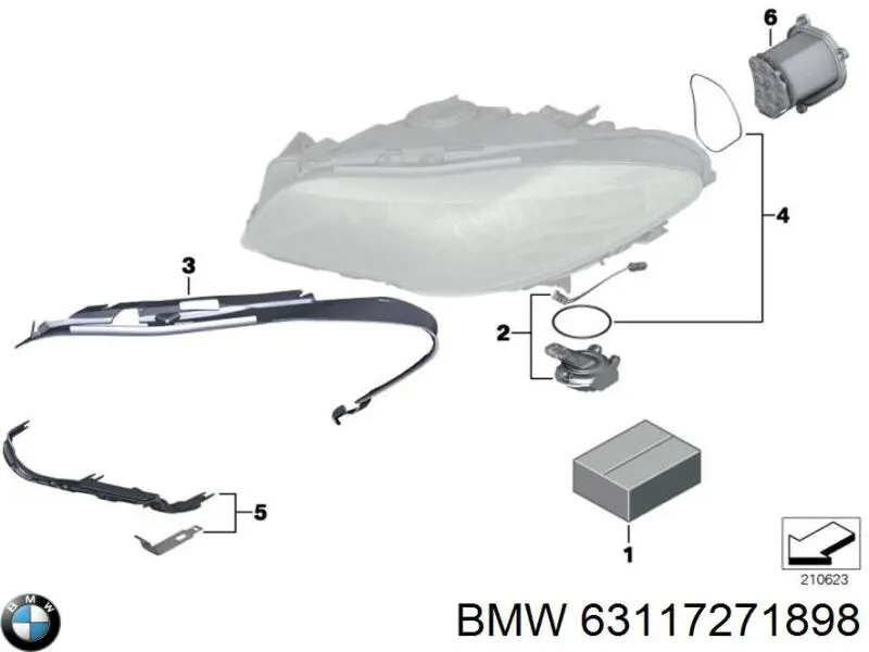 BMW 63117271898 ціна, від 25.20 USD
