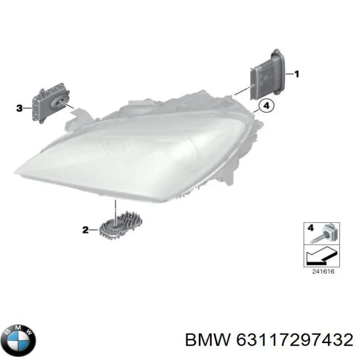 63117316215 BMW Блок розпалювання, ксенон