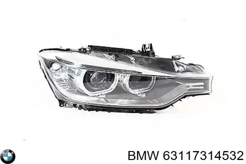 Фара правая BMW 7314532 ціна, від 261.85 USD
