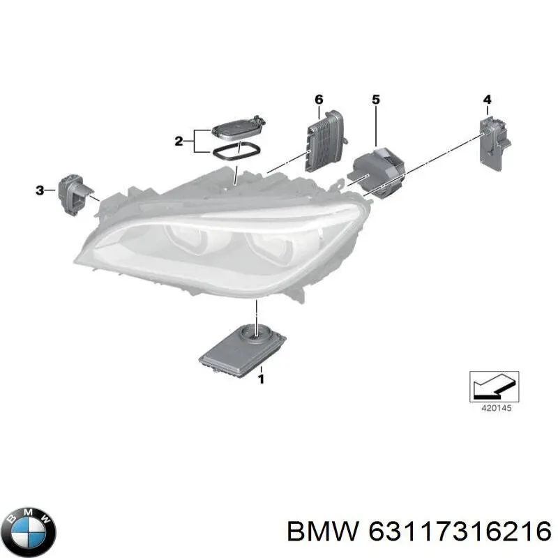 63117316216 BMW 