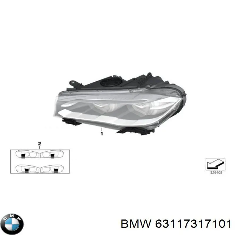 Фари Autotechteile 7006327 ціна, від 71.30 USD