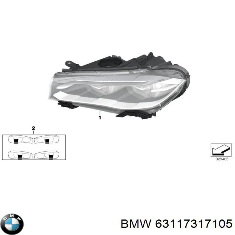 Фари BMW 63117317105 ціна, від 1297.34 USD