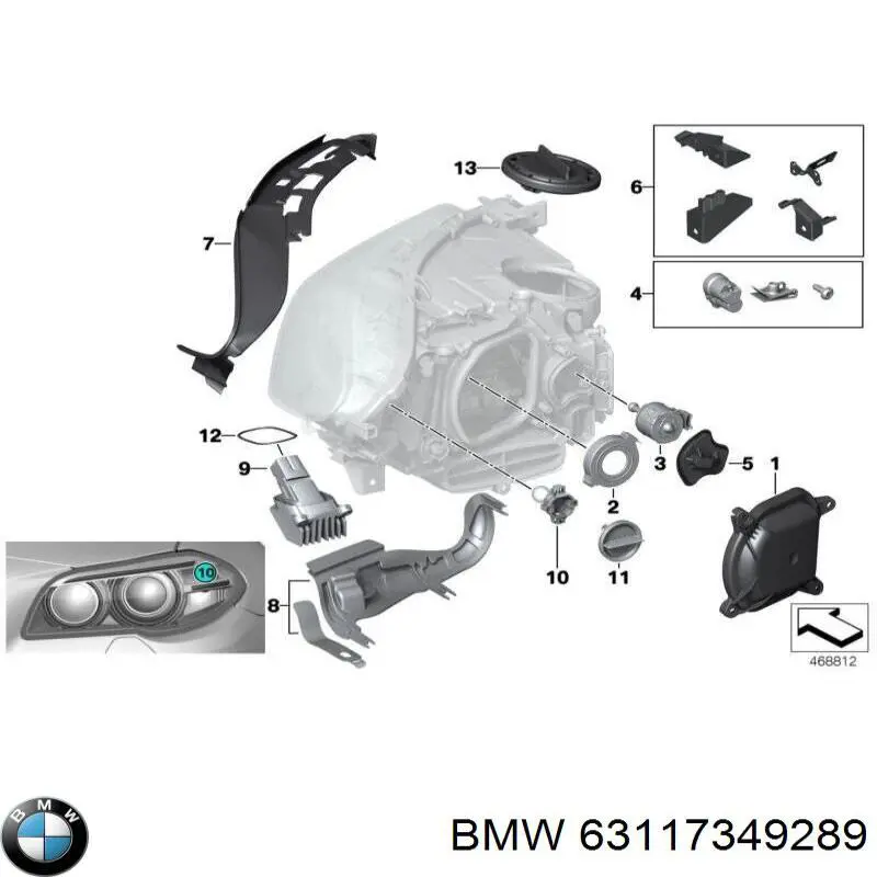 BMW 63117349289 ціна, від 33.22 USD