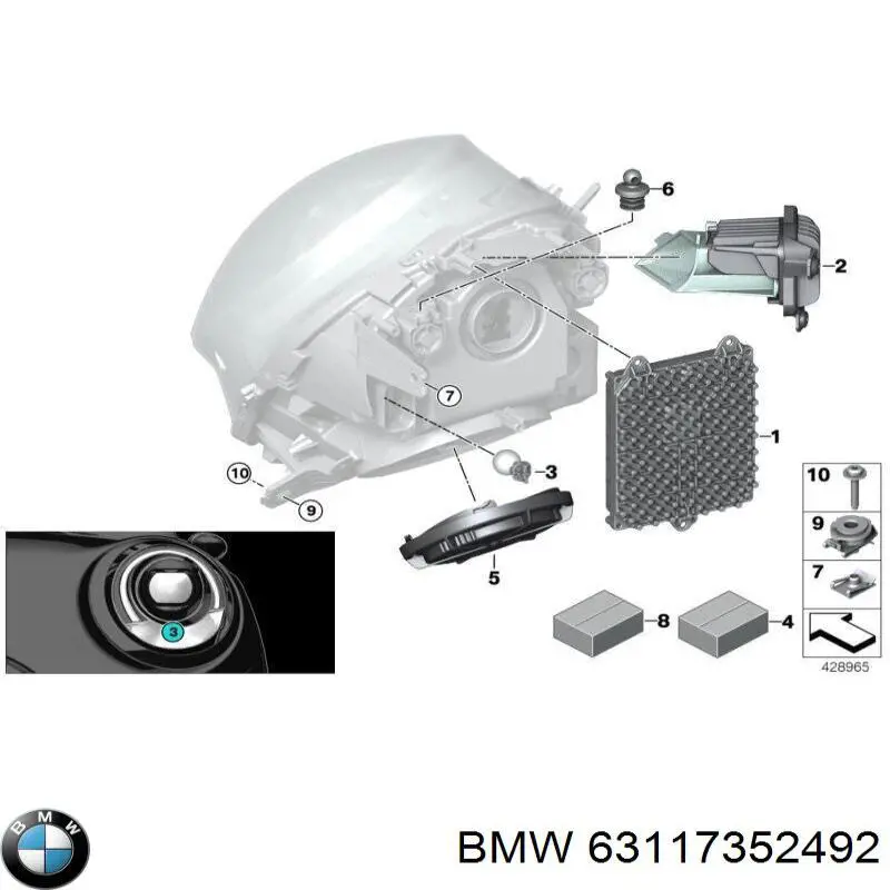  63117352492 BMW