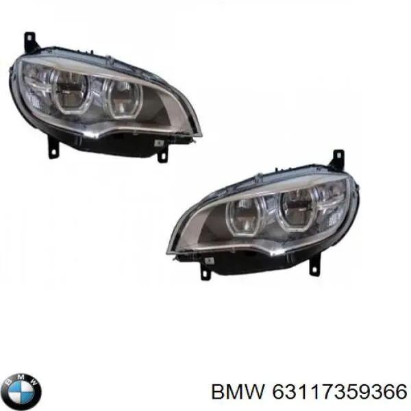 Фара правая BMW 63117359366 ціна, від 2581.04 USD
