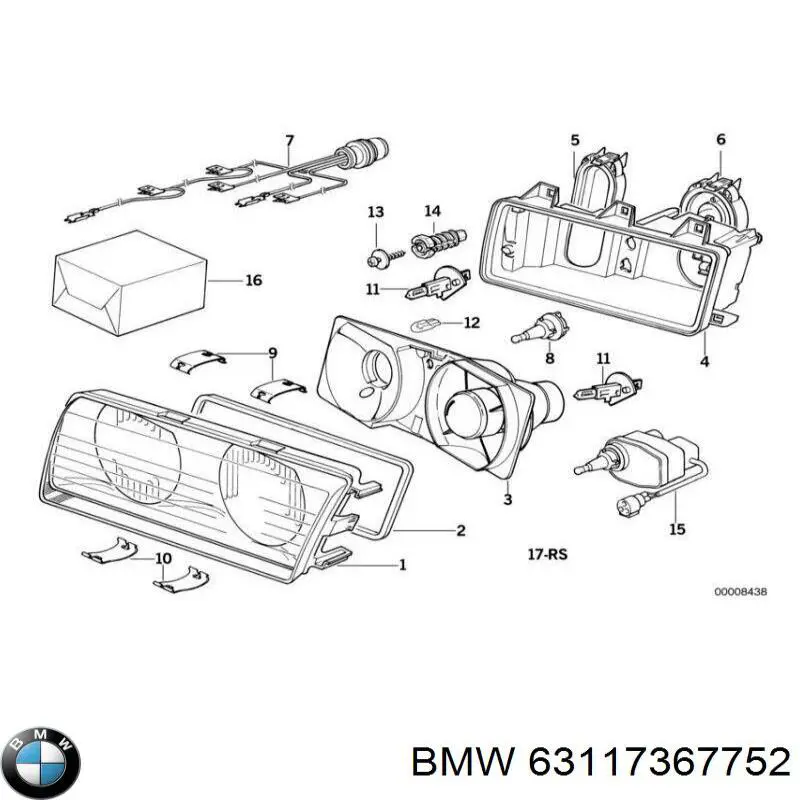 Купити 63117367752 BMW 