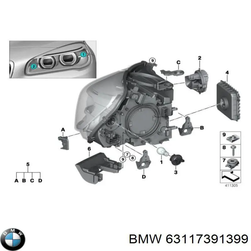 63117391399 BMW 