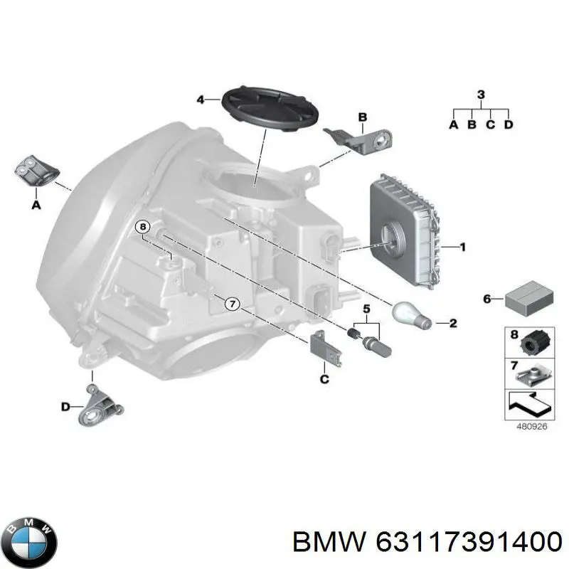 63117391400 BMW 