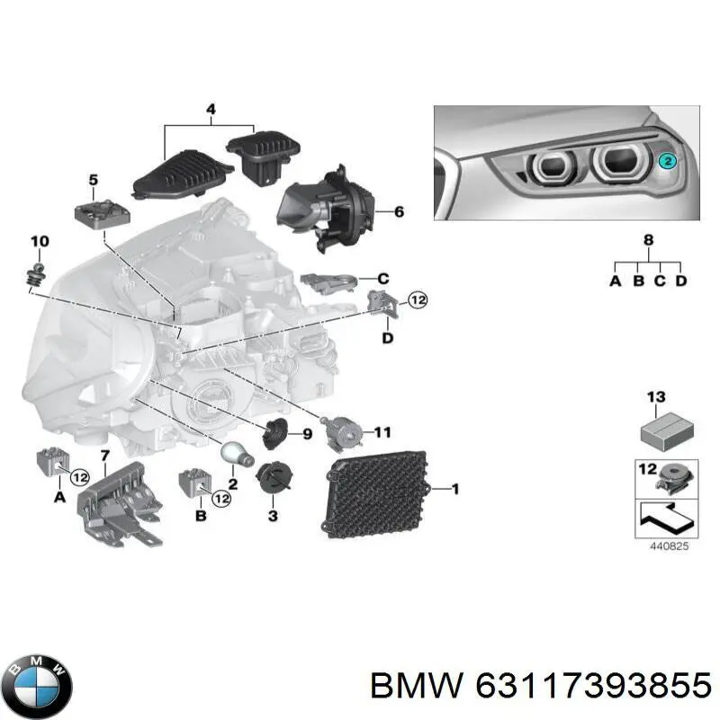  63117393855 BMW