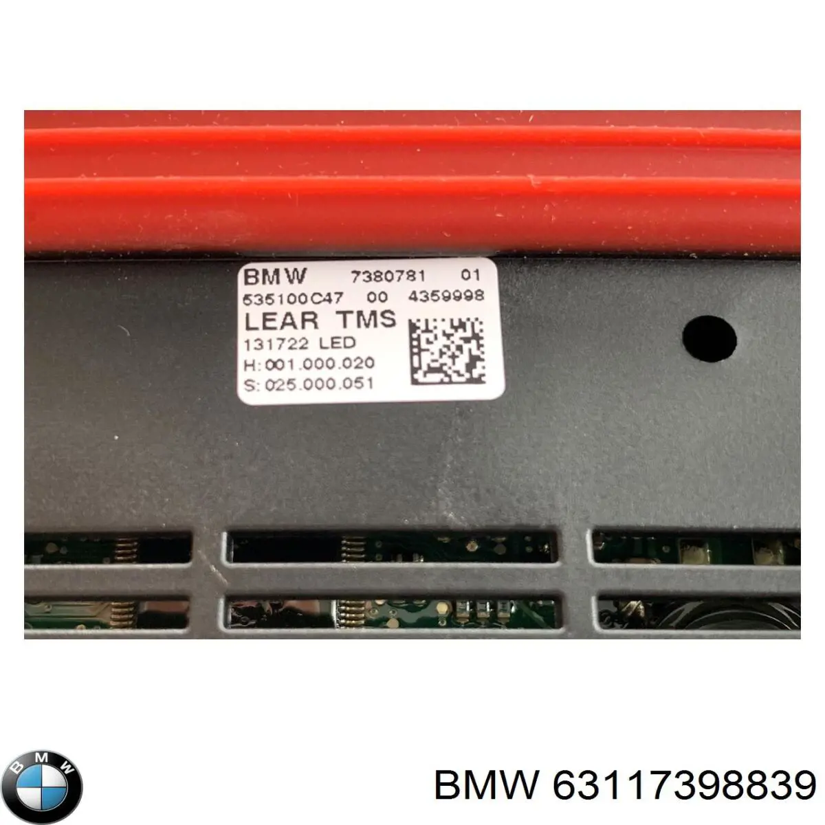  63117380781 BMW