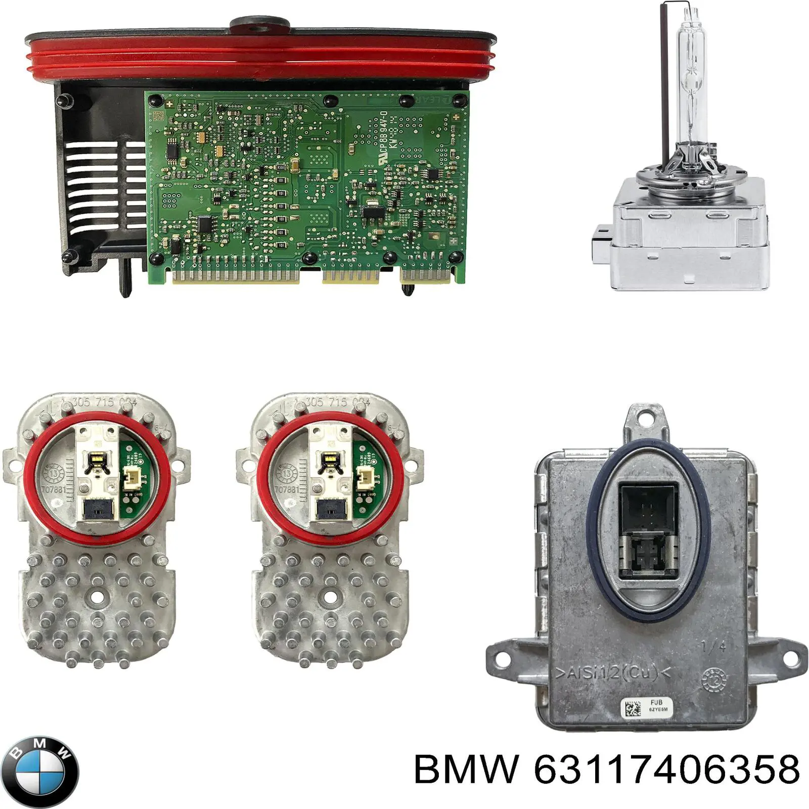 Модуль управління світлом фар BMW 63117406358 ціна, від 54.58 USD