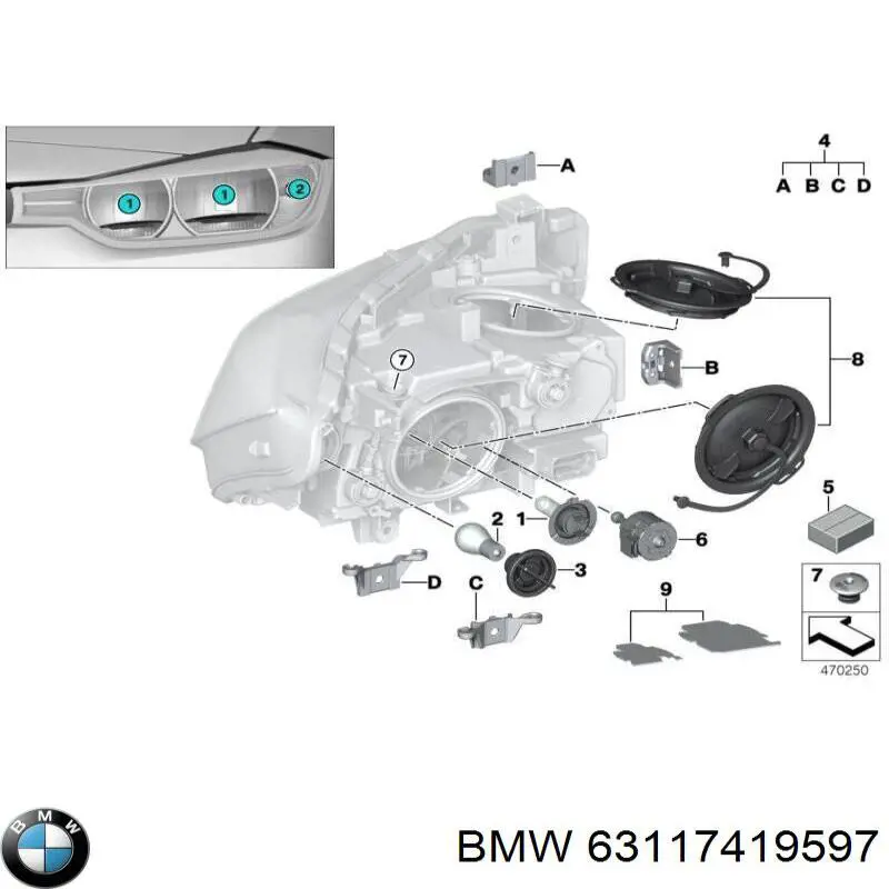 63117419597 BMW 
