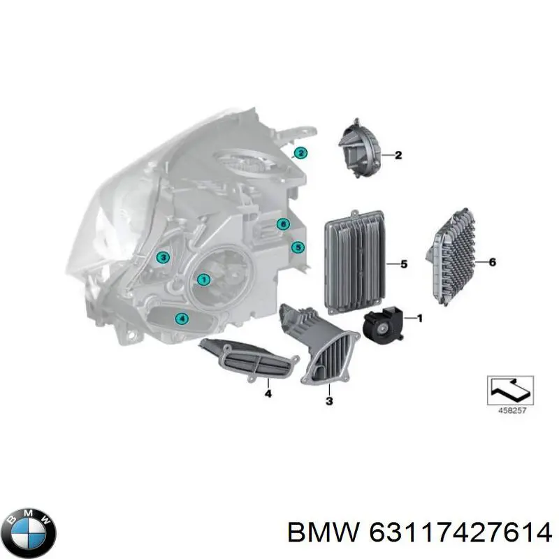  BMW 63117427614 ціна, від 179.27 USD