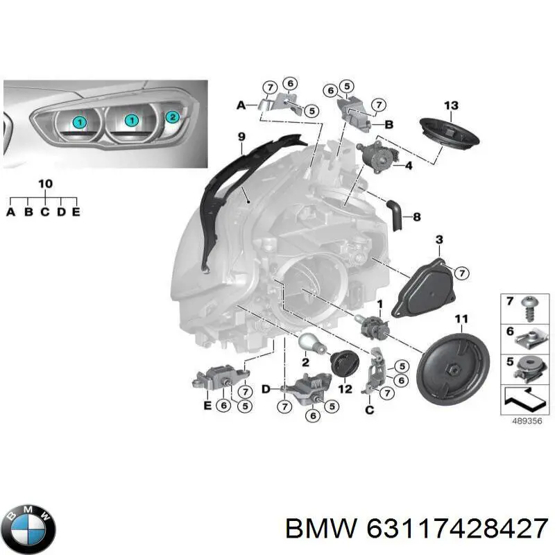 63117428427 BMW 