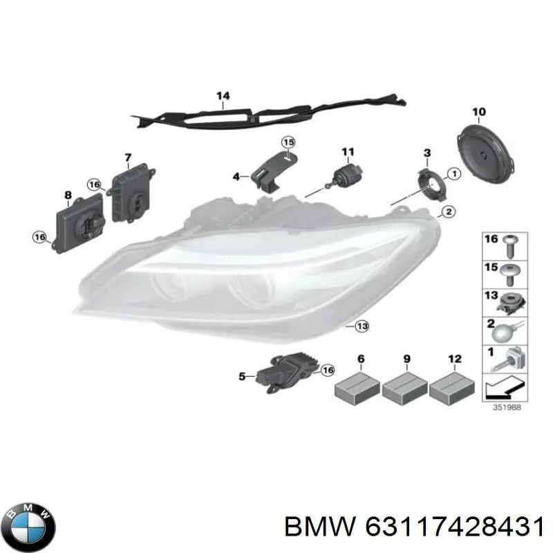  63117428431 BMW