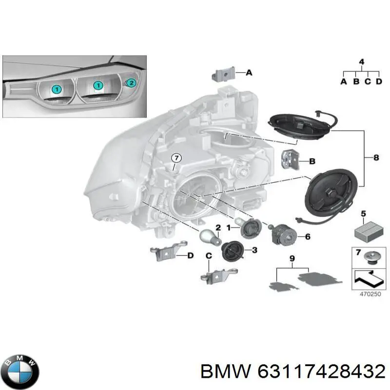63117428432 BMW 
