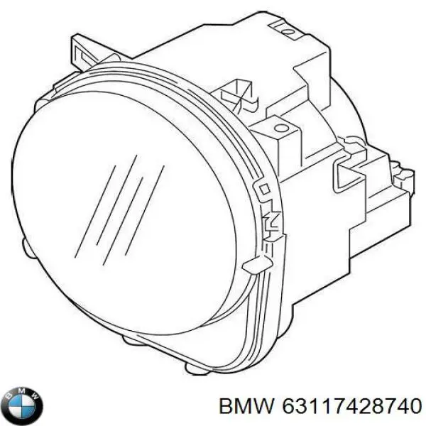 Купити 63117428740 BMW Права блок фара