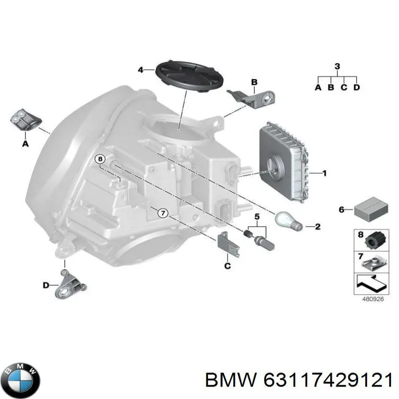  63117429121 BMW