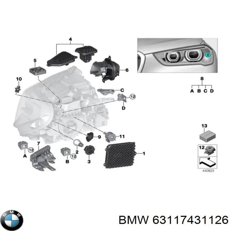 63117431126 BMW 