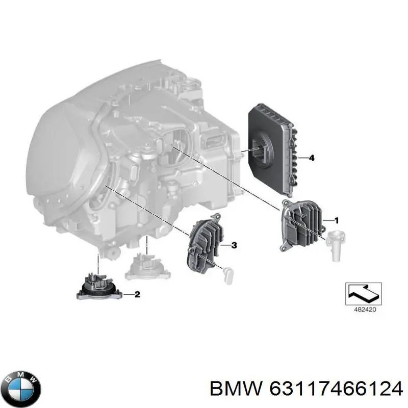 63117466124 BMW 