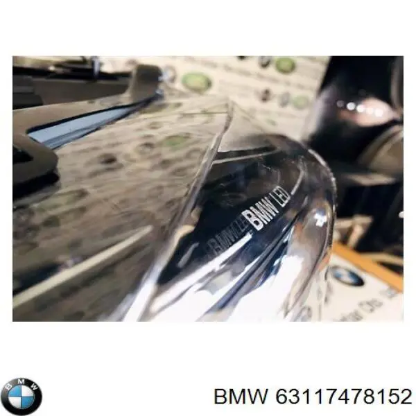 Фара передня права BMW 63117478152