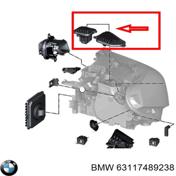 Купити 63117489238 BMW 