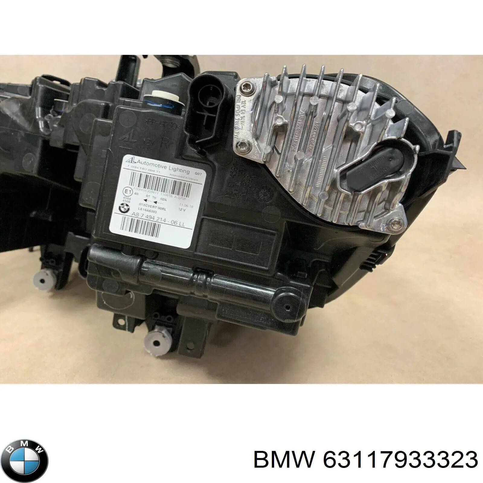 Купити 63117933323 BMW Основна фара в зборі ліва