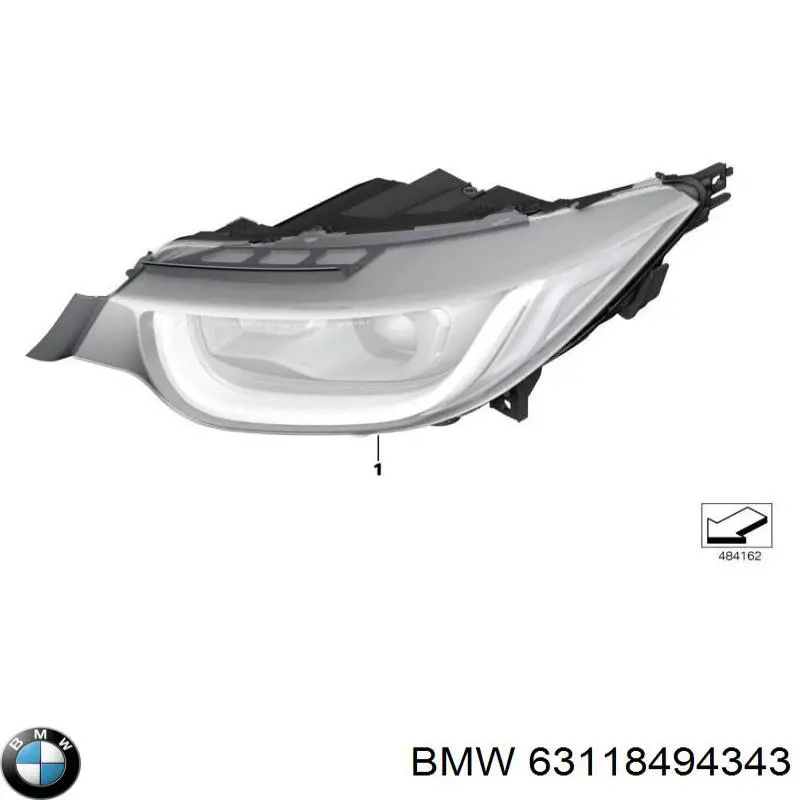 Фари BMW 63118494343 ціна, від 1823.99 USD