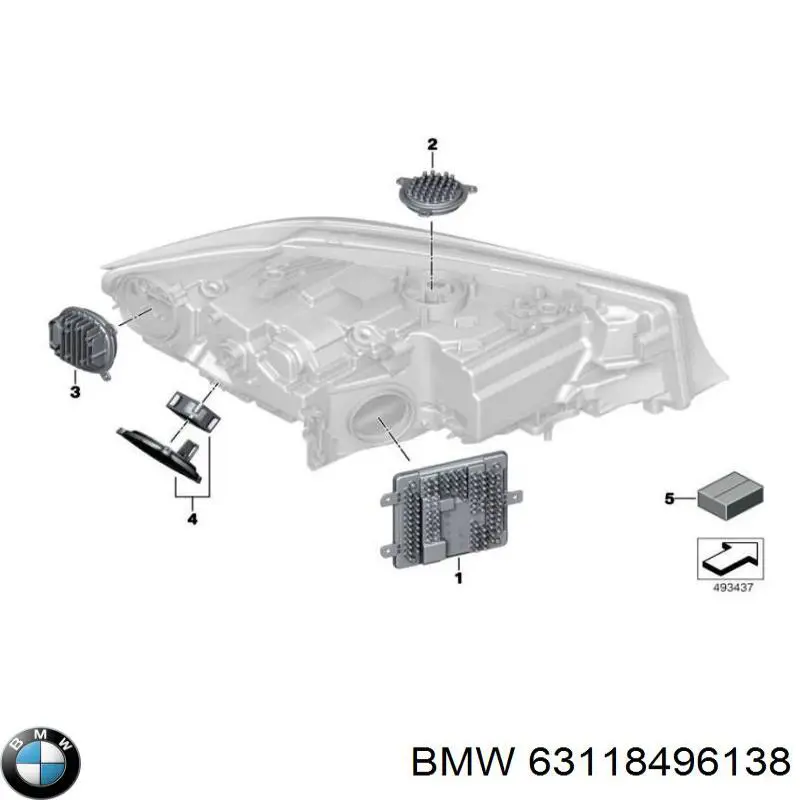  BMW 63118496138 ціна, від 50.66 USD