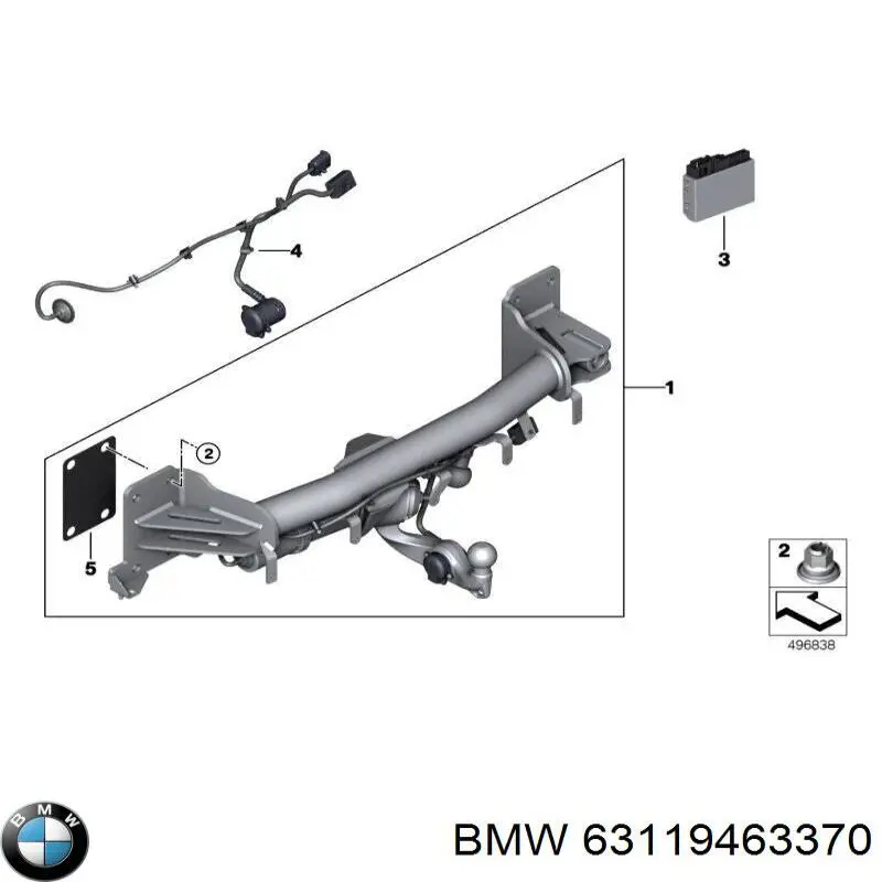 BMW 63119463370 ціна, від 185.92 USD