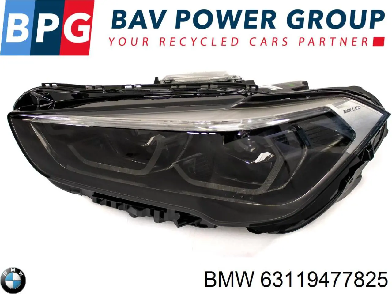 63119477825 BMW Фара дальнього світла в зборі