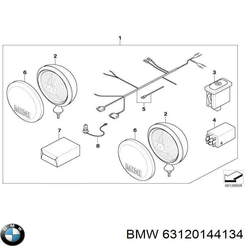  63120144134 BMW