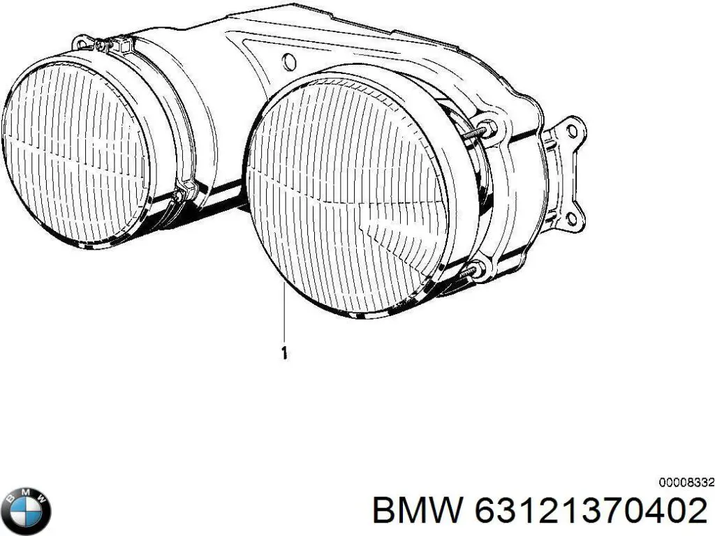 Купити Фара права BMW 5  E28