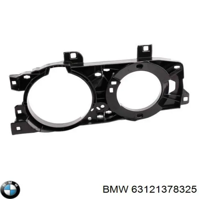 Кронштейн-адаптер кріплення фари передньої, лівої BMW 63121378325 ціна, від 27.06 USD