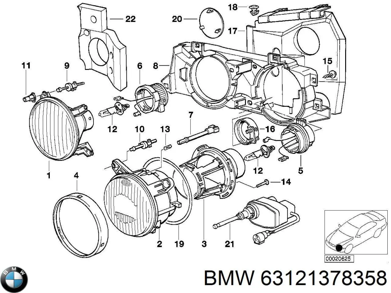 63121378358 BMW 
