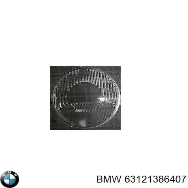63121386407 BMW фара ліва, внутрішня