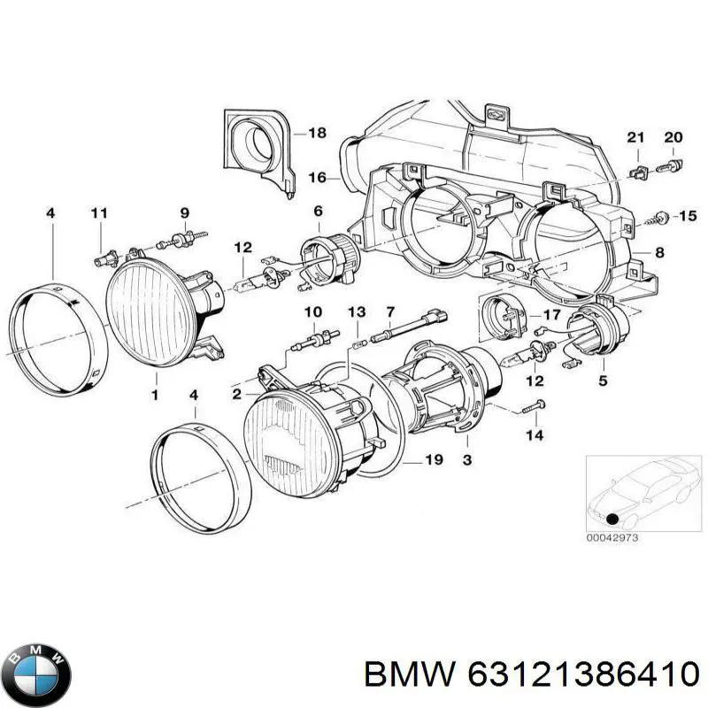 63121386410 BMW 