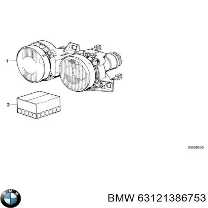 Купити 63121386753 BMW Основна фара в зборі ліва