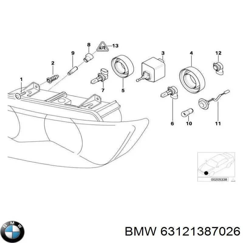  BMW 63121387026 ціна, від 0.78 USD