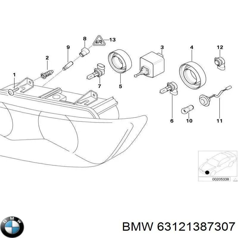  BMW 63121387307 ціна, від 22.89 USD