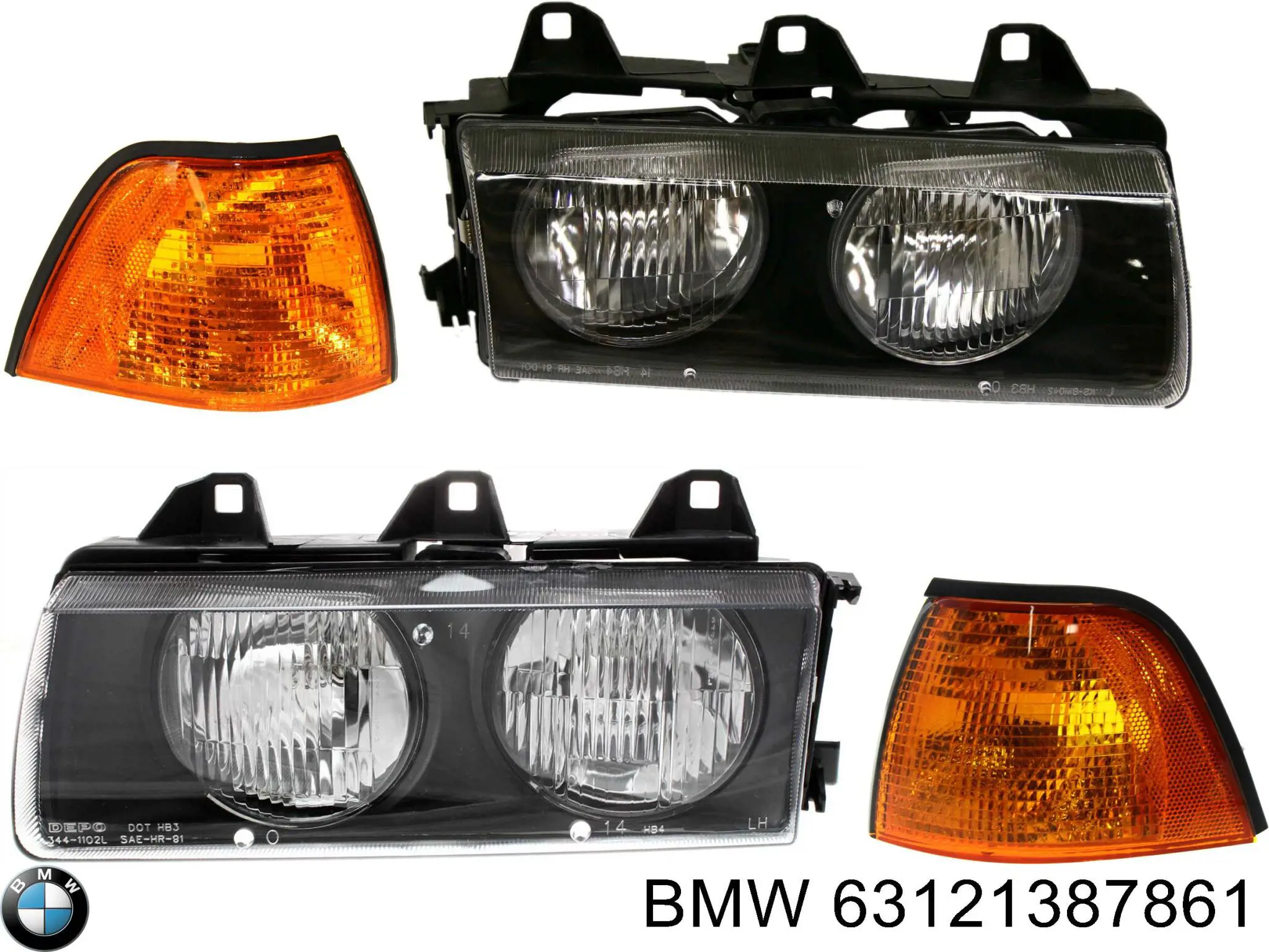 Фари BMW 63121387861 ціна, від 641.91 USD