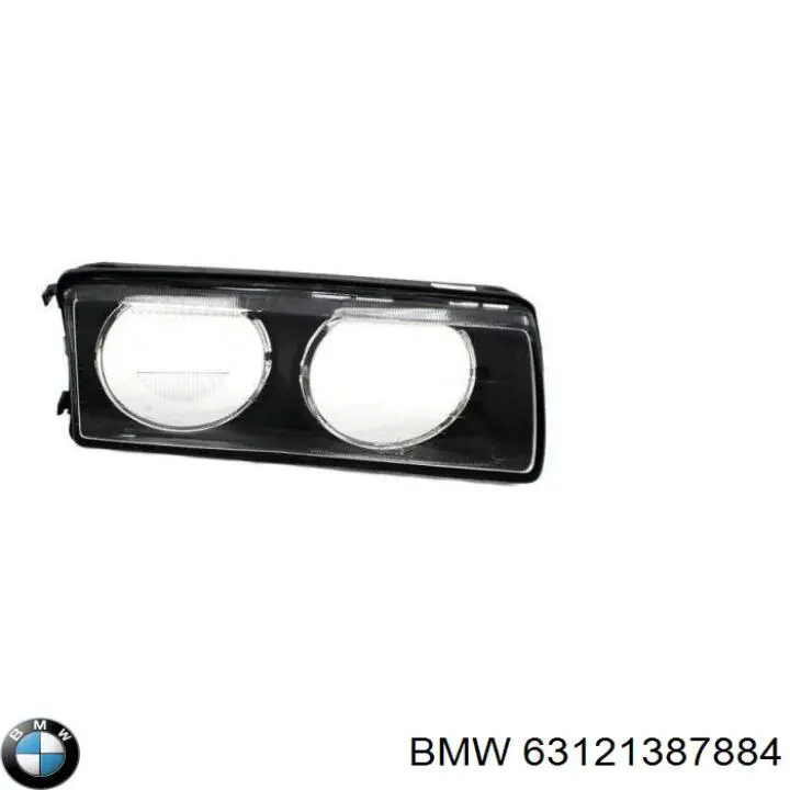 Скло фари правої на BMW 3 (E36)