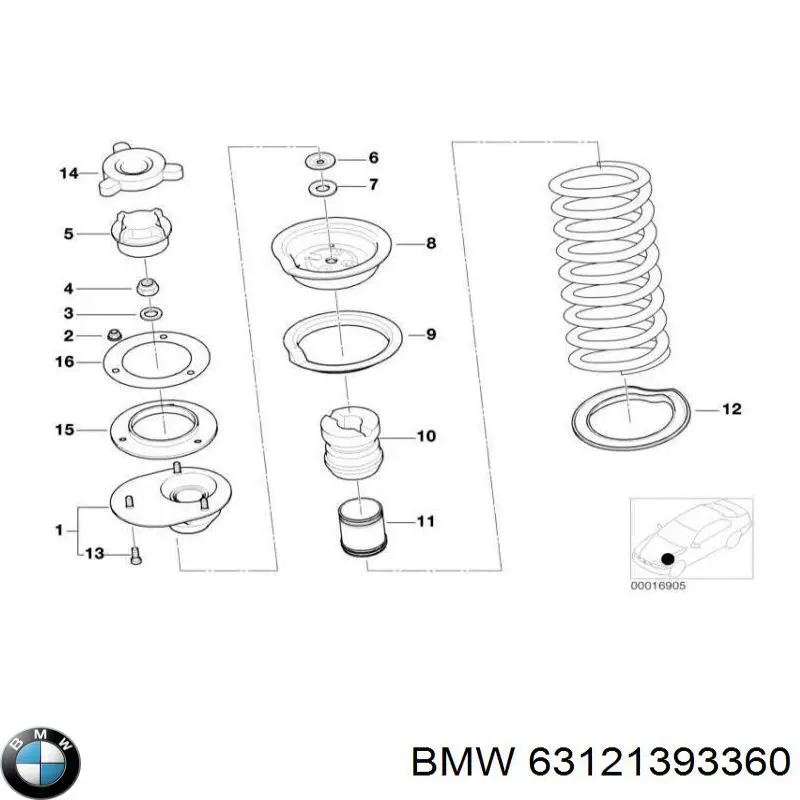 63121393360 BMW 