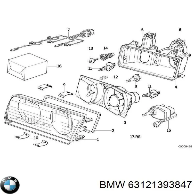  BMW 63121393847 ціна, від 18.26 USD