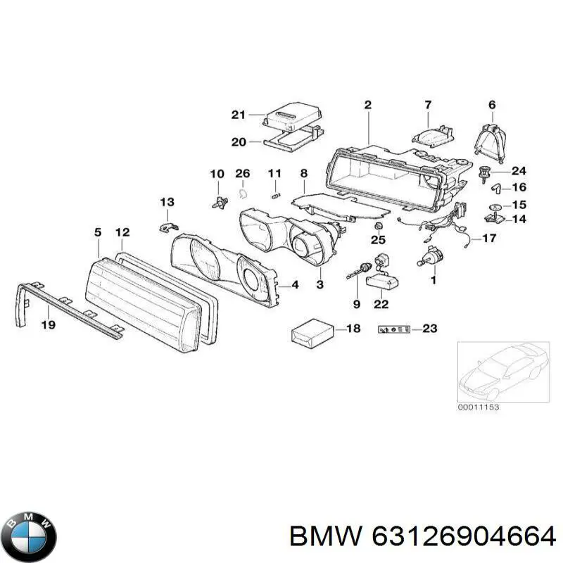  63126904664 BMW