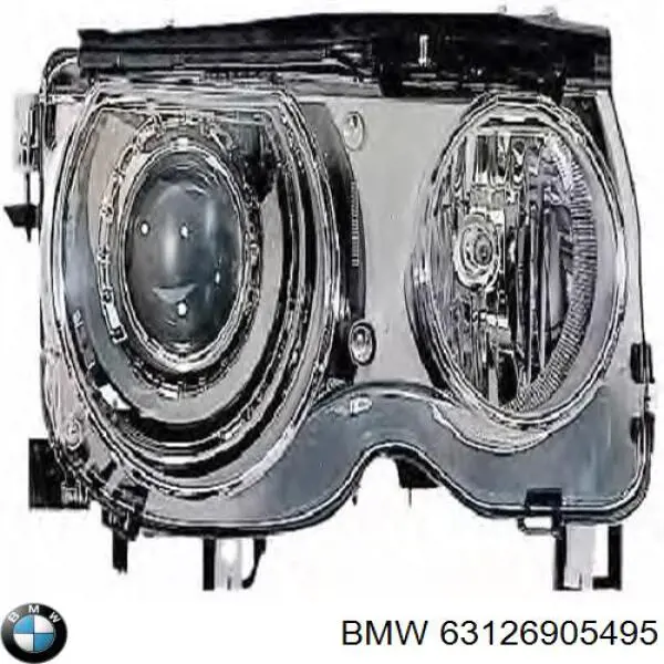 63126905495 BMW Фара ліва передня