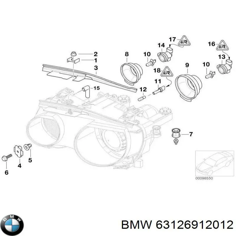 Купити 63126912012 BMW 