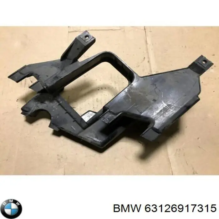 Кронштейн-адаптер кріплення фари передньої, лівої BMW 63126917315 ціна, від 49.67 USD