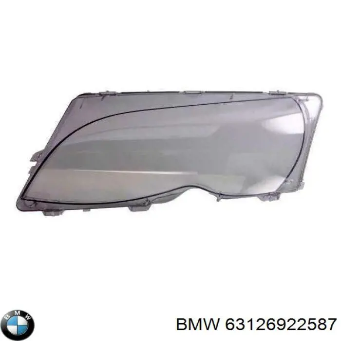 Скло фари лівої SBM1124L Signeda