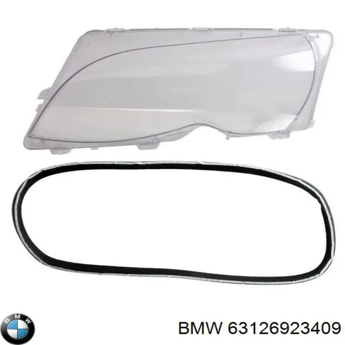Скло фари лівої BMW 63126923409 ціна, від 26.45 USD
